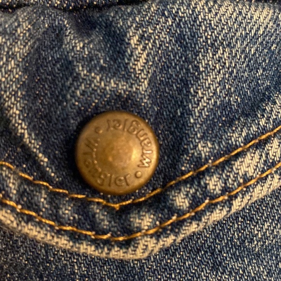 Vintage wrangler rugged wear Jean jacket with wool liner - Picture 3 of 9